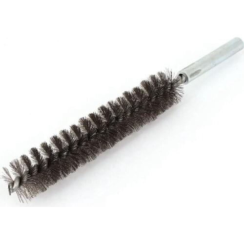 17cm Length 20mm Diameter Stainless Steel Wire Tube Cleaning Brush