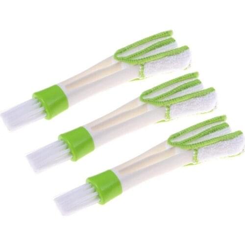 3 PCS Mini Duster for Car Air Vent,Automotive Air Conditioner Cleaner and Brush, Dust Collector Cleaning Cloth Tool for Keyboard