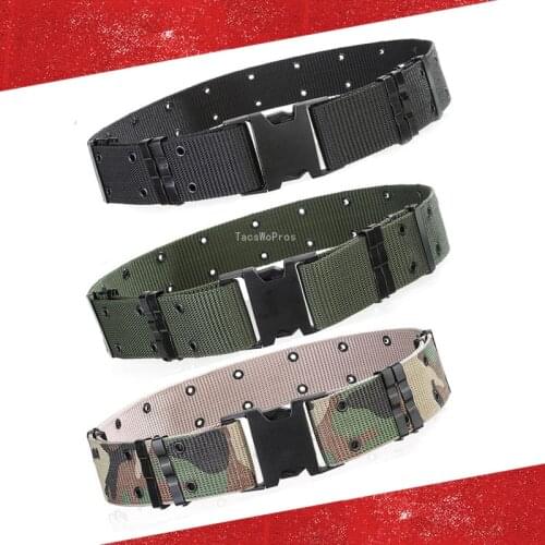 5.5cm Military Training Waist Belt Durable Army Tactical Combat Sports Belt Outdoor Hiking Trekking Hunting Waistband
