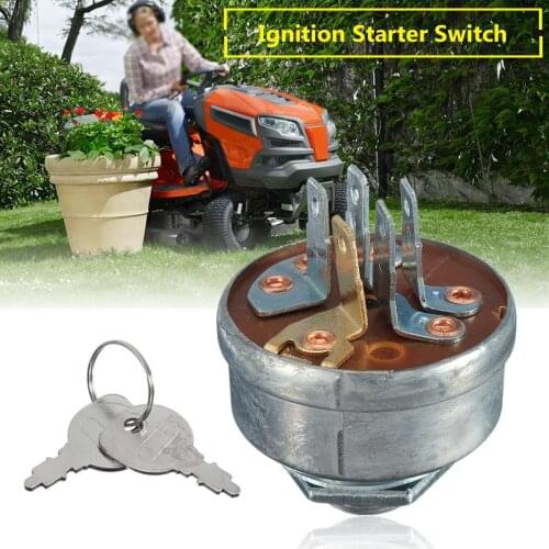 5-pin lawn mower ignition start switch with keyfor AYP 4406R Craftsman STD365402 MTD 925-0267