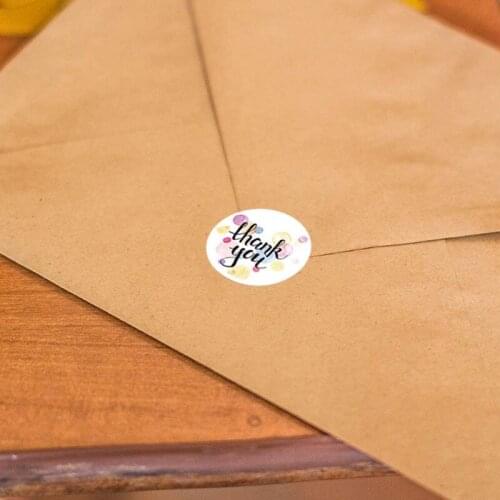 5000pcs DIY Thank You Stickers Seal Labels Flower Food Baking Cake Stationery Sticker