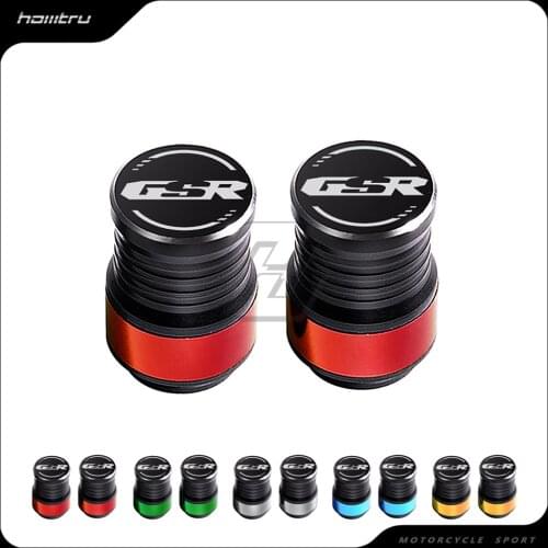 Motorcycle Accessories Wheel Tire Valve Caps Covers Case for Suzuki GSR 150 250 400 600 750 Rim