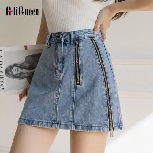 AliQueen Denim Skirts For Women