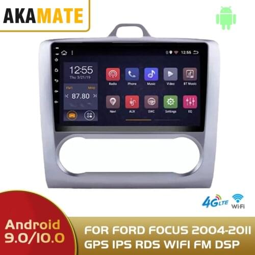Android 10.0 Car Radio Multimedia Video Player For Ford Focus 2004-2011 Car Support Bluetooth GPS WIFI Android Stereo 2din