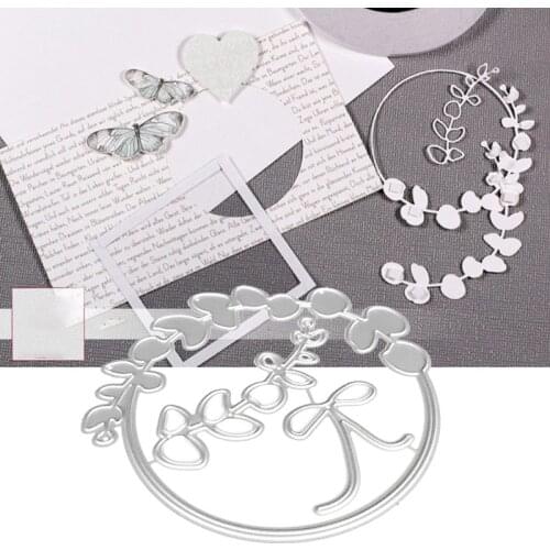 Love Heart Flower Metal Cutting Dies Stencil Scrapbooking Album Stamp Paper Card Embossing Decor New for 2020