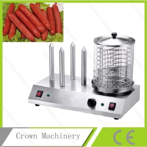 Hot dog and sausage machine warmer; hot dog boiler; nutritional breakfast machine