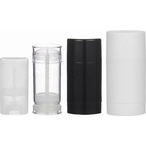 Imirootree 3pcs Empty 15ml 30ml 50ml 75ml Colorful Round Deodorant Container Plastic AS bottom-filling Cosmetic Bottles