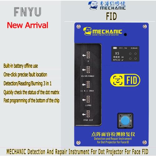 FID Dot Matrix Repair Instrument MECHANIC For IPHONE X XS MAX 11 PRO MAX Face IC Programming Cable Chip Inspection Read Tool