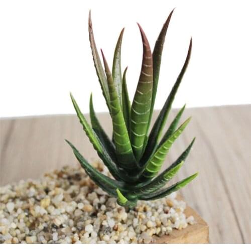 1 Pcs Lifelike Artificial Succulent Unpotted DIY Faux Fake Green Plant Home Decor Realistic Artificial Plant For Office Greenery
