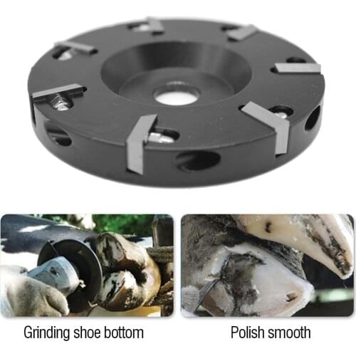 Cow Cattle Hoof Trimming Angle Grinder Cutter Livestock Sheep Foot Blade Trimmer Disc Plate Tool for Repairing Cattle