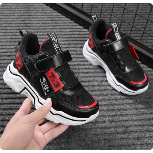 Kids Shoes Fashion Boys Shoes Summer Breathable Sneakers Stable Slip Buffer Shock for Boy 2021 Spring Comfortable Running Shoes
