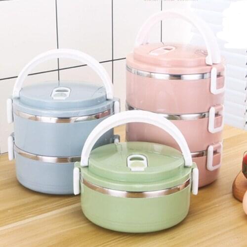 304 Stainless Steel Japanese Lunch Box Thermal For Food Portable LunchBox For Kids Picnic Office Workers School