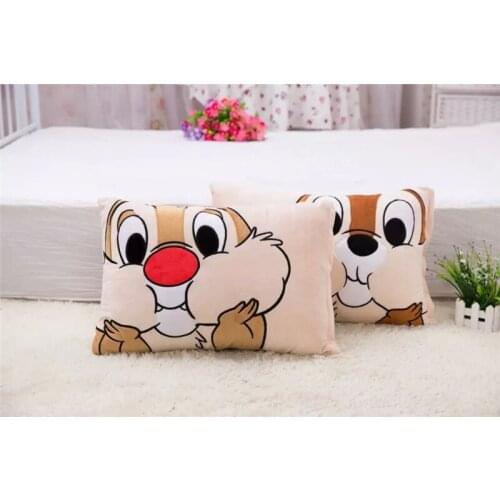 63X43 Cute Soft Squirrel Pillowcases Home Textile children Adult Couple Pillow Cover Decorative Pillows Case Living Room gift
