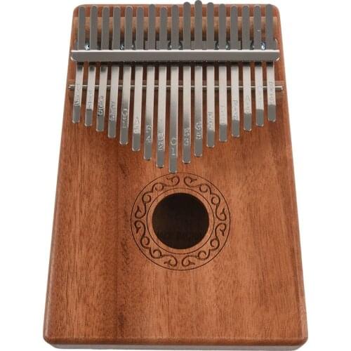 New 17 Keys Kalimba Thumb Piano Finger Piano Musical Toys With Tune-Hammer And Music Book