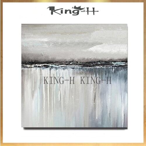 New creation abstract modern knife painting thick oil hand-painted oil paintings of modern art decoration hotels have the hall