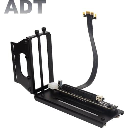 New Riser PCI Express X16 ,PCI Express X1 X16 With Graphics Card Upright Vertical Type Have 6 Pin Power For BTC Miner GPU Mining