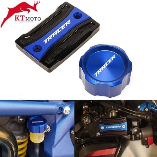For Yamaha TRACER 900 700 GT 700GT 900GT TRACER MT09 MT07 Motorcycle CNC Rear & Front Brake Fluid Reservoir Cap Cylinder cove