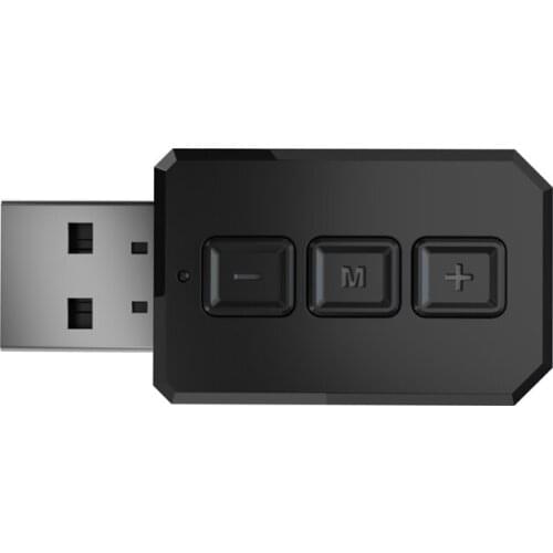 USB Bluetooth 5.0 o Receiver Transmitter AU X 3.5MM Jack Stereo Wireless Adapters Dongle with Mic for Car TV PC