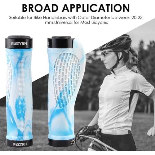 Bicycle Grips Ergonomic Anti-slip Rubber Mountain Road Bicycle Handlebar Grip Ergonomic Rubber Bike Handle Grips