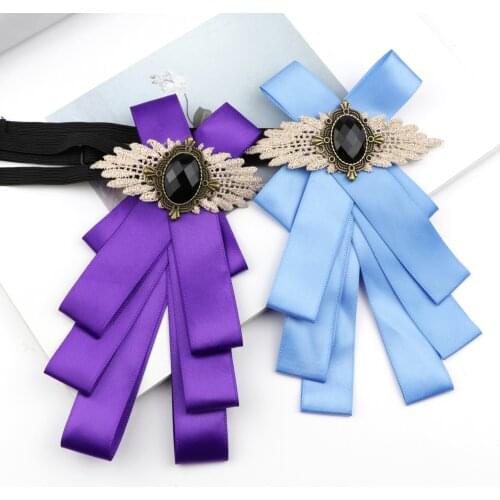 Men Women Neck Choker Collar Shirt Bow Tie Elegant Costume Jewelry Adjustable Butterfly Bowtie Party Wedding Uniform Accessory