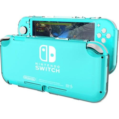 Clear PC Hard Case Protective Cover Shell for Nintend Switch Lite NS Mini Game Console Crystal Transparent Full Body Protector