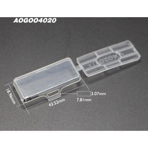 100 Pieces per Bag Environmental Flame Retardant AOGOO4020 Plastic Waterproof Transparent Cable Marker
