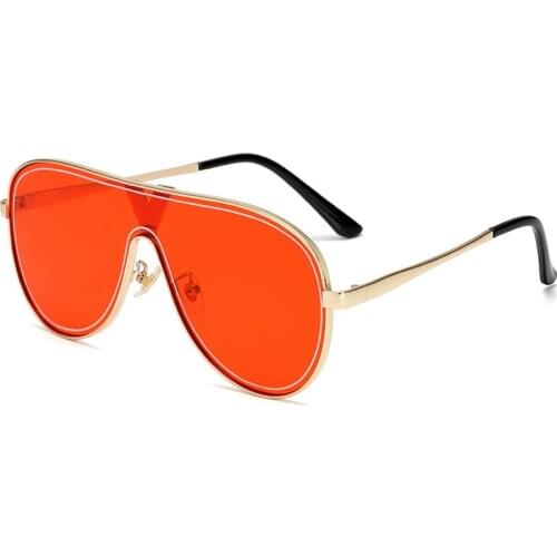 2020 New Fashion Brand Designer Luxury Sunglasses Women Big Frame Round Gradient Lens Sun Glasses Man Driving Shades UV400