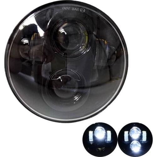 5.75" 5-3/4" Motorcycle Projector 40W LED Lamp Headlight For Harley Sportster 883 1200 Iron 883 for Dyna Street FXDB Motorcycle