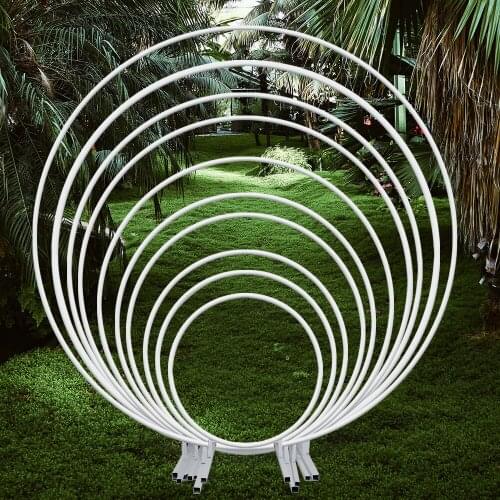 Wedding Birthday Arch Metal Ring Wedding Party Background Frame Balloon Support Kit Flower Arch Frame Wedding Decoration Props