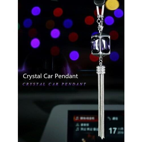 Car pendant crystal car pendant creative Korean men and women jewelry car rearview mirror pendant car pendant