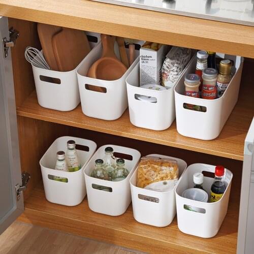 Household Sundries Storage Box Clothes Storage Bin Kitchen Cabinet Organizer Toys Boxes Bathroom Shower Caddy Storage Basket