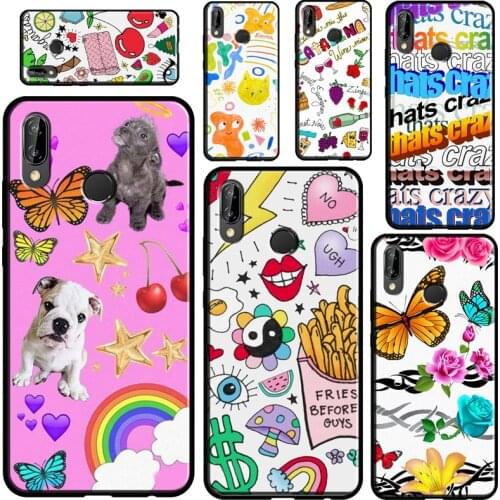 Girly Doodle Funny Art For Huawei Nova 5T Mate 20 Lite P Smart 2019 2021 Case For Huawei P30 P40 Lite P10 P20 Pro