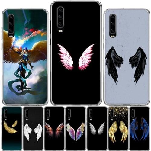 Wing Angel Girls Phone Case For Huawei P40 P30 P20 P10 Mate 10 20 30 Lite Pro P Smart Z Plus 2019 Cover Shell Coque