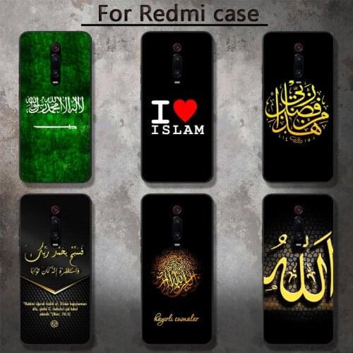 Arab Muslim Islamic Pattern Phone Cases for RedMi 5 5plus 6 Pro 6A S2 4X GO 7A 8A 7 8 9 K20 case