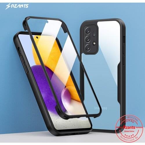 Rzants For Samsung Galaxy A52 A72 Case [360 Bettle] Full Protection Cover Soft Transparent Shockproof Phone Casing