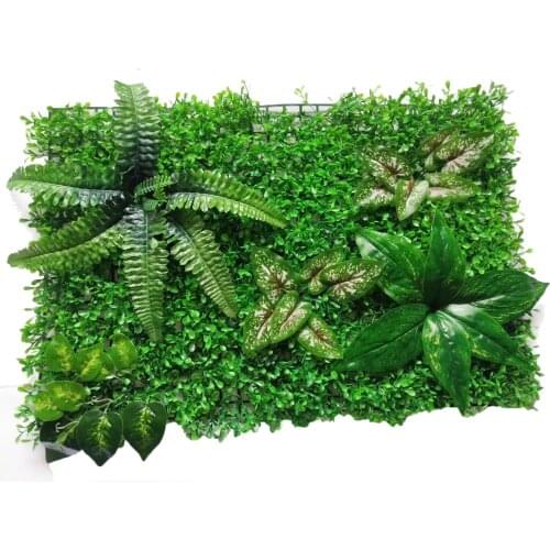 Home Garden Wall Decoration Series Grass Artificial Grass Panel 40*60cm DIY Product Greenery Plants Vertical Green Wall