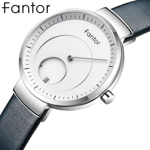 Fantor Women Watches Luxury Brand Dial Leather montre femme 2019 Woman Wrist Watch waterproof relogio feminino