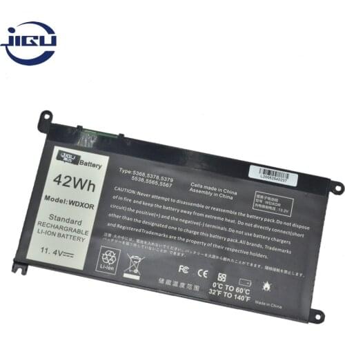 JIGU 11.4V CYMGM P58F WDX0R P75G 9W9MX New Laptop Battery For DELL For Vostro 5468 5481 5568 For Latitude 3180 3189 3190 3379