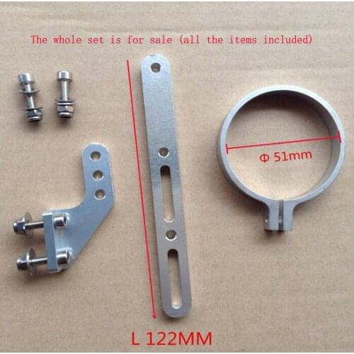 RC Petrol Boat Exhaust Pipe Support Frame Kits Holder 51mm Fastening Hoop Bracket for Acceleration Tube Silencer