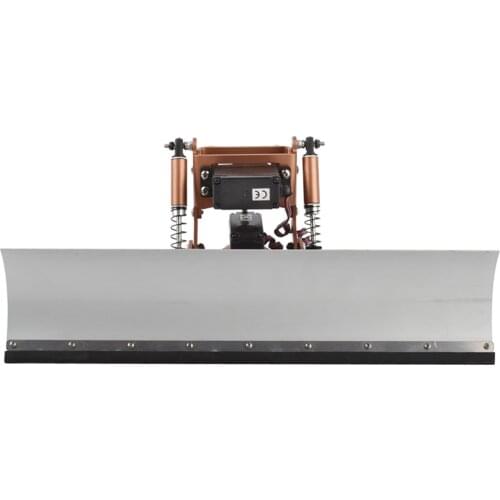 Aluminium Alloy Snow Shovel And Servo Snow Sweeping Tools for Axial SCX10 90046 90047 1/10 RC Crawler Car