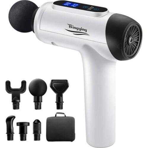 Massage Gun Electric Muscle Massager Fascia Gun For Body Relaxation Fitness Massager With Portable Bag Fast Shipping