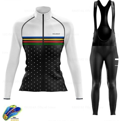 New Spring Autumn Breathable Cycling Clothing Women Long Sleeve Jersey Suit Outdoor Riding Bike MTB Cycling Jersey Bib Pants Set