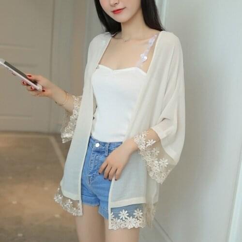2021 Cotton and Linen Sun Protection Clothing Thin Cardigan Shawl Coat Anti-ultraviolet Chiffon Air Conditioning Shirt Y131