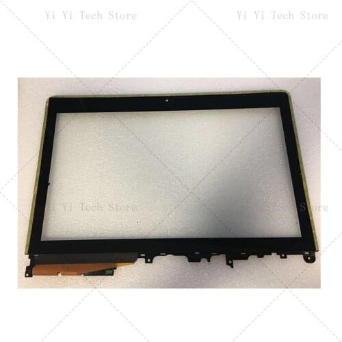 Original 12.5 touch glass screen For Lenovo S230U S230 twist touch digitizer panel with frame bezel