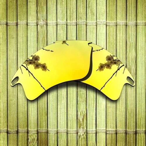 Polarized Replacement Lense For-Oakley Fast Jacket XL Sunglasses Frame True Color Mirrored Coating - Yellow Options