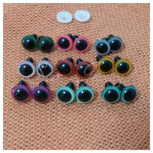 Hand make 16mm toy eyes with washer mixed color/100pcs