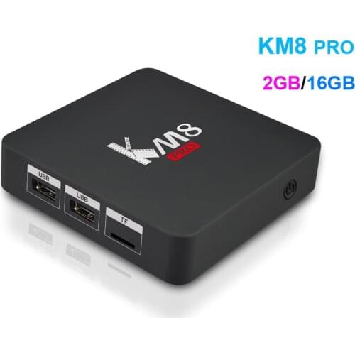 KM8 Pro Smart TV Box Android 6.0 TV Box Amlogic S912 Octa Core 2GB 16GB Bluetooth 4.0 Dual Band WiFi Set Top Box