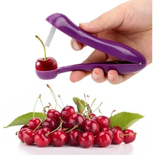 Cherry Core Seed Remover Plastic Fruits Gadgets Tools Useful Kitchen Accessories Cherry Keep Complete Fruit Cherry Tools Knife
