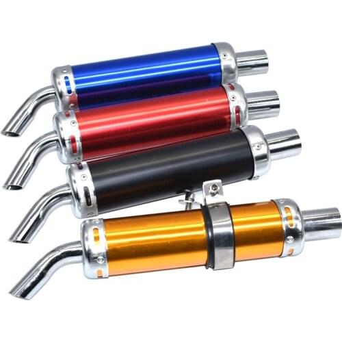 28mm Aluminum alloy off-road motorcycle exhaust pipe exhaust system atv motorcycle with clamp for atv Motocross