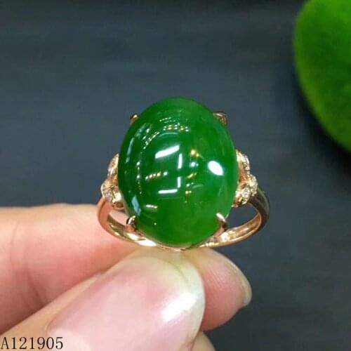 KJJEAXCMY boutique jewelry 925 sterling silver inlaid natural jasper gemstone womens luxury ring support detection